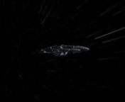A brief animation of my insignia class Star Trek ship at warp. Mainly a test to get the