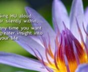 Discover how singing HU brings miracles.Visit http://www.HearHU.org to respond to the call of Soul within your heart.