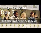 Cast Panel for THE WALKING DEAD, Comic-Con 2014.nnPolice officer Rick Grimes leads a group of survivors in a world overrun by zombies.nnComic-Con Exhibit Floor Preview:nhttps://www.youtube.com/watch?v=Bbifpq74mDQnnInterstellar Surprise Appearance @ Comic-Con 2014:nhttps://www.youtube.com/watch?v=mfWOhpaiNv4nnAvengers: Age of Ultron Panel @ Comic-Con 2014:nhttps://www.youtube.com/watch?v=v5Hm-0RZakU&amp;list=PLaCax0dnX198fNw7cugpvHjGU2ohju0iL&amp;index=8