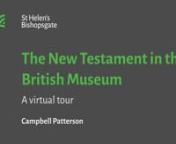 The New Testament in the British Museum (OE20 029) from oe 2020