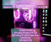 PC Specsnn⦿ AMD Ryzen 5 3600n⦿ ID-Cooling Pinkflow 240n⦿ Gigabyte B450 Aorus Mn⦿ Corsair Vengeance RGB Pro 16 GBn⦿Gigabyte GeForce RTX 2060 Super 8 GB Gaming OC 3Xn⦿ darkFlash DLM 22 Pinkn⦿ Corsair CV 650Wn⦿ Maono AU-A04 USB 192KHZ/24BIT Professional Podcast Condenser MicrophonennPERIPHERALSnn⦿ ROG PNK LTDnnhttps://rog.asus.com/rog-pnk-ltd-gaming-peripherals/