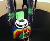 Kyler designed and build a sophisticated trap system to catch the elusive leprechaun(s) roaming his school this st paddy&#39;s day season. Watch as he demonstrates how his super amazing trap system works.