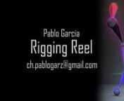 This is my Rigging reel from the end of 2021 and beginning of 2022. nContact: ch.pablogarz@gmail.comnLinkedin: https://www.linkedin.com/in/pablo-garc%C3%ADa-salgado-388a95186/nClara Project: https://www.youtube.com/watch?v=GN-geZFOrTo&amp;t=1s&amp;ab_channel=Arcos