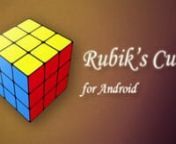 Download the Rubik&#39;s cube for your Android here:nhttps://market.android.com/details?id=air.com.aqueni.rubixnnRubik&#39;s Cube for Android is a 3x3 Rubik&#39;s cube appplication for your 2.2+ Android device.nThe app has auto-save function and timer. It supports multitouch functions as pinch an zoom or rotation and aslo accelerometer (it enables to rotate your cube by moving the phone).nnAnd it&#39;s free!nnPlease, report bugs and suggestions! ;)nnFor more info check my web page http://xavivives.com or folow