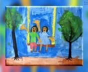 Gold Medal for the painting by Sai Nithya Geethika Thota (7 years) from Bengaluru, Karnataka, in Khula Aasmaan monthly online drawing and painting competition for September 2021.nnArtwork Title : Fun in the woods - Best trip ever with my friendnDescription :nMy name is Sai Nithya Geethika Thota and I&#39;m 7. I&#39;m studying in Kendriya Vidyalaya NAL, Bangalore, Karnataka. nI started learning &#39;colouring&#39; with oil pastels, watching some videos at home when I was 6. Now I mostly use poster colours. nI di