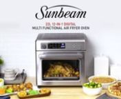 Sunbeam 22L 12-in1 Digital Multi-functional Air Fryer Oven (COM7000SS) from sunbeam