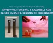 Artists Crystal Z Campbell and the duo Oliver Husain &amp; Kerstin Schroedinger discuss their work on view at Bemis Center in