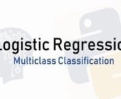 Machine Learning Tutorial Python - 8Logistic Regression (Multiclass Classification) from machine learning tutorial python