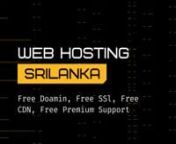 Cheap Web Hosting SriLanka With Free Domain And SSLnnYouStable is among the best and most popular options for a web host in Sri Lanka. They Provide Free Domain, Free SSL, Free CDN, Daily Backup, and Free Premium Support.nnReliable Shared Hosting solutions with cPanel LiteSpeed NVMe SSD. Free SSL &amp; .com Domain. 70% Off. Plans starts from LKR 239.28/mo. No hidden charges. Daily Backups and Restore. LiteSpeed server. SSL for all websites.nn-------------------------------------------------------