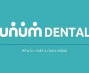 Placing a claim via Unum Dental is quick and easy. Simply follow the instructions in this video to get make your claim via our claims portal available at: https://mypolicy.unum.co.uk/NIS/MemberArea/Login