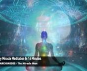 This 21 Day Miracle Meditation will get you in touch with your higher intelligence in order for you to manifest miracles. nnnWhatever you want to manifest will crystalize itself into reality if you do this for 21 days then it will create a new habit of the new reality you are manifesting into your life. nnnMusic composed and produced by Imran Ahmadnnimranahmadmusic.comnsoundhealingaudio.com