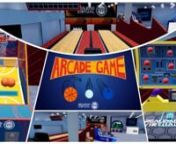 https://rvmx.itch.io/vr-arcade-game-questn-New game! The button wall nn-Added difficulty levels for the aliens machine, the wak a mole and the buttons wall nn-The bowling alley now has a time selector nn-Basketball and skeeball now have a chance to spawn a golden ball, giving you double points if you score nn-New sounds added nn-You now have a menu on your left hand where you can see the instructions and quit the game nn-Graphic improvementsnn-Bug Fixes.