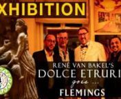 Exhibition: René van Bakel&#39;s DOLCE ETRURIAngoes ... FLEMINGSnn(From the Press Release of Flemings Hotels): nLa Dolce Vita in the center of Vienna: The sweet life moves into the Flemings Selection Hotel Wien-City with the internationally renowned artist René van Bakel. Because from now until March 16, 2022, the celebrated artist will present his exhibition “Dolce Etruria” there. In his works, he devotes himself to the historical development of the sweet life from the Etruscans to the presen