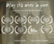 Play this when I&#39;m gone is a short film about continuing with your life even if you have to leave something behind because even though the past can make us feel happy we should learn to move on.nnAWARDSnnMass Communication Film Festival 2021 - Best FilmnMass Communication Film Festival 2021 - Best DirectornBlack Film Society Film Festival 2021 - Best StorynBlack Film Society Film Festival 2021 - Audience AwardnPrison City Film Festival 2022 - Best FilmnnFESTIVALSnnMass Communication Film Festiva