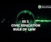 81 Civ S3 Rule Of Law Meaning And Principles 1-1.m4v from civ meaning