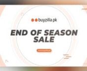 END OF SEASON SALE is now live! Visit our website and get amazing discounts of UPTO 70% OFF on your favorite brands from 24th to 31st August 2021. Enjoy big discounts on trendy styles and Free shipping nationwide on orders above Rs 2000! Shop online for trendy womenswear and men&#39;s fashion clothing, handbags, fashion accessories, and more at BuyZilla. Shop Sales @ https://buyzilla.pk/collections/end-of-season-salenn��� Up to 70% &#124; Amazing Dealsn�To place orders: Call/WhatsApp us at +92 30