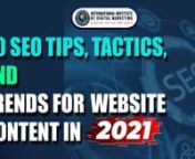 #SEO #Website#ContentnnWill #Google turn the natural search landscape upside down in 2021? It’s unlikely. Although change is inevitable, you can survive or even gain an edge with a little vigilance.nBut don’t expect any relief from the merciless #trend of #organicresults moving way down the #SEARCHENGINERESULTSPAGES (#SERPs).Like any good #CONTENTMARKETER, #Google is focused on the needs of its #audience – #searchers.nnEager to produce #relevantresults, the #searchengine constantly enh