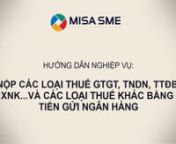 SME_NGAN HANG_Nộp các loại thuế khác bằng tiền gửi ngân hàng.mp4 from mp bang