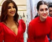 Shilpa Shetty Kundra looks red hot; Kriti Sanon&#39;s sweet gesture for fans. Kriti Sanon was papped outside the sets of KBC. Shradhha Kapoor was at her casual best in a studio. Shilpa Shetty Kundra inaugurated a store. We also got a glimpse of John Abraham and Nikki Tamboli. Watch the video to know more.