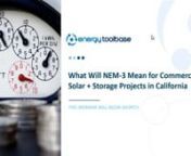 The looming NEM-3 decision has the potential to dramatically reshape the economics of solar + storage projects in California. The investor-owned utilities (IOUs) have proposed radical changes that would severely erode the value of customer-sited solar. While the end outcome on NEM-3 is yet to be finalized, we now have a strong indication on where the value of exported energy may land as a result of the CPUC’s recent decision on the Avoided Cost Calculator (ACC). The ACC measures the cost-effec