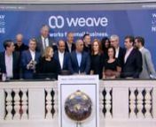 The NYSE welcomes @Getweave in celebration of its listing $WEAV from weav