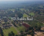 Welcome home to 9342 Rodden Rd...3 acres fully irrigated and fenced with gated entry and tree-lined driveway welcomes you to this beautiful custom ranchette boasting a knotty pined covered front porch, 3, possibly 5 bedrooms, 3.5 bathrooms, great room with wood-burning insert. The primary suite and den/office are on the lower level, plus an additional full bath with access to the backyard; 2 bedrooms with Jack-n-Jill bathroom upstairs, additional approx. 700sf bonus room with bathroom above the