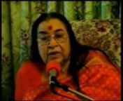 Archive video: H.H.Shri Mataji Nirmala Devi at Gudi Padwa. Noida, near Delhi, India. Hindi. (2000-0424)nDate in video title is wrong.