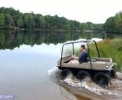 This is a Max IV 6x6 amphibious ATV that I built for my wife.It has a 30HP bandolero motor and is utilizing 26