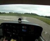 This is video I shot with my GoPro HD Hero, departing from 8D4 (Sparta, MI) for KLEX (Lexington, KY). There was a solid overcast layer at our time of departure. Witness for yourself the unique transition from the cloudy, gloomy weather on the ground, to the bright white soup of the clouds, to the bright blue, clear sky and sunshine on top. It is quite an incredible feeling and something I cherish each time I get to experience it.