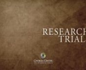 Chokka Center for Integrative Health research trial video.