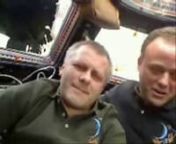 A little more than a week before they head back to Earth after nearly six months on the International Space Station, NASA astronaut Ron Garan and Russian cosmonaut Andrey Borisenko talk about how their perspective in space can inspire people to make a difference on Earth. The video was shot with a webcam.