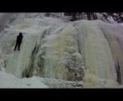 Man Made Ice at Montagne D`Argent. Climbing with Patricia Bondu and Richard Arsenault.