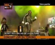 CONCERT DE DJ ARAFAT AU PALAIS DE LA CULTURE DE TREICHVILLE LE 26/12/2011