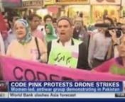 October 3-10 CODEPINK organized a delegation to Pakistan to protest drones. nnJoin CODEPINK to say NO to killer drone strikes: www.droneswatch.orgnnThis video shows highlights from the CNN coverage of the delegation.nnOn Sunday, October 7th, the eleventh anniversary of the U.S. invasion of Afghanistan, 31 American peace delegates representing the U.S. peace group CODEPINK, including several from the Bay Area, joined political leader Imran Khan and Pakistanis at a rally against U.S. drone strikes