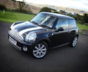 34,000 miles, Immaculate 2009 Mini Cooper 6 Speed with full Mini service history.Cloth / Leather Ray, cream white interior, Piano Black and chrome Interior trim, Chilli Pack, chrome line exterior, 17