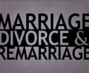 With more than half of marriages ending in divorce, to say that a study of the subject is needed is an understatement. Most people don&#39;t know what God has to say about divorce, and many don&#39;t care.nIn this study, Don Blackwell delves into a crucial topic that is affecting the very fabric of our society. If you are considering divorce or you know someone who is, please don&#39;t go any further until you watch this video. Be sure that you understand what God has to say on this subject of eternal conse