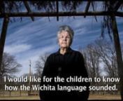 Doris Jean Lamar, 82, is the last living person who can speak fluently the language of the Wichita Indians. Lamar, who lives in Anadarko, Ok., learned to speak the language from her grandmother.