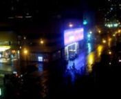 On October 29th 2012, Hurricane Sandy made landfall near New York, NY. nnStarting at 5pm EST, these images were captured overlooking 42nd street and 10th avenue in Hell&#39;s Kitchen, Manhattan, New York, New York, USA. nnOver a period of 5h30m, this video was produced as a time lapse taking one image every two seconds. The camera was a Samsung Galaxy Nexus running Android Jelly Bean 4.1.2.nnThe video is 5m19s in length and there was no audio recorded. Using Vimeo Enhancer, I attempted 3 times to ad