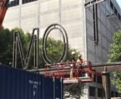 In early August 2012, London-based artist Martin Creed (British, b. 1968) debuted an ambitious new sculpture created especially for the MCA plaza. Made up of white neon lettering,