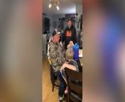 A stepdad who had no children of his own but gave everything to his stepchildren for more than 26 years couldn’t hold back his tears of joy when he was asked to become their legal father. David Lacy, 51, received the wholesome request on his 51st birthday, with his wife, TK, reading out a note from his stepchildren, Ashley, 34, Rusty, 30, and Courtney, 29. At the end of the note, there was a question: &#92;