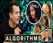 From the physical world to the virtual world, algorithms are seemingly everywhere. David J. Malan, Professor of Computer Science at Harvard University, has been challenged to explain the science of algorithms to 5 different people; a child, a teen, a college student, a grad student, and an expert.&#60;br/&#62;&#60;br/&#62;Director: Wendi Jonassen&#60;br/&#62;Director of Photography: Zach Eisen&#60;br/&#62;Editor: Louville Moore&#60;br/&#62;Host: David J. Malan&#60;br/&#62;Guests: &#60;br/&#62;Level 1: Addison Vincent&#60;br/&#62;Level 2: Lexi Kemmer&#60;br/&#62;Level 3: Patricia Guirao&#60;br/&#62;Level 4: Mahi Shafiullah&#60;br/&#62;Level 5: Chris Wiggins&#60;br/&#62;Creative Producer: Maya Dangerfield&#60;br/&#62;Line Producer: Joseph Buscemi&#60;br/&#62;Associate Producer: Paul Gulyas; Kameryn Hamilton&#60;br/&#62;Production Manager: D. Eric Martinez&#60;br/&#62;Production Coordinator: Fernando Davila&#60;br/&#62;Casting Producer: Vanessas Brown; Nicholas Sawyer&#60;br/&#62;Camera Operator: Brittany Berger&#60;br/&#62;Gaffer: Gautam Kadian&#60;br/&#62;Sound Mixer: Lily Van Leeuwen&#60;br/&#62;Production Assistant: Ryan Coppola&#60;br/&#62;Hair &amp; Make-Up: Yev Wright-Mason&#60;br/&#62;Post Production Supervisor: Alexa Deutsch&#60;br/&#62;Post Production Coordinator: Ian Bryant&#60;br/&#62;Supervising Editor: Doug Larsen&#60;br/&#62;Assistant Editor: Lauren Worona