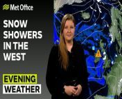 The cold theme will continue into the evening. Showers will be pushing in land from the west, bringing heavy snowfall into parts of Northwest England, an Amber warning has been issued. - This is the Met Office UK Weather forecast for the evening of 02/12/23. Bringing you today’s weather forecast is Ellie Glaisyer.