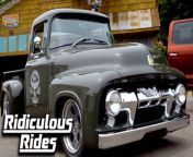 BROTHERS Mike and Jim Ring from Spring Green, Wisconsin, are two custom car building legends known as &#39;The Ringbrothers&#39;. One of their finest builds is a 1956 Ford F100 truck which took an impressive 3,000 hours to build spread over seven months, costing &#36;85,000 in parts alone. Powering the truck is a 415-horsepower 5.0-liter Ford Coyote crate motor which is a really good fit for the 50s pickup. With a 1956 cab, but a 1954 grill, the truck is actually a mixture of the two, however the brothers explain: “Most people will recognize it as a ‘56 just because of the cab.” Whilst this vehicle has the looks of a 50s masterpiece, The Ringbrothers are known for blending old-school looks with modern technology. The 1956 Ford F100 is not short of up to date tech either - it has power brakes, electronic transmission, fuel injection, air conditioning and even a bluetooth stereo system. “There’s a lot of modern amenities that you would probably never pick up on by just walking by it,” Jim adds. The car’s interior also sports a classic 50s look, not giving away any of the modern conveniences the brothers have added. Mike says: &#92;
