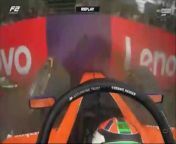 F2 2024 Australia Feature Race Hauger Big Crash from trax motorsports