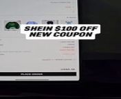 SHEIN $100 OFF PROMOCODE WORKING 2024 from fsa store coupon code 2019
