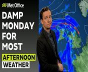 Rain continuing to edge northwards across northern UK with further outbreaks of rain across southwest England, south Wales and the Midlands. Little, if any rain towards East Anglia and the southeast of England. This is the Met Office national weather forecast, presented by Alex Deakin.