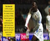 Stuart Rayner picks out the highs and the lows among Yorkshire&#39;s leading clubs over the last few days - including Leeds United, Sheffield United, Huddersfield Town, Sheffield Wednesday, Harrogate Town, Barnsley FC, Doncaster Rovers and more