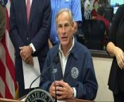 Texas Gov. Greg Abbott warned residents to prepare for record flooding in multiple regions of the state due to Hurricane Harvey, a Category 3 hurricane. He said the storm could hover over Texas for days.