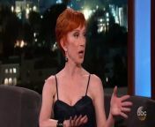 Kathy talks about her new friendship with Stormy Daniels, coming back to the comedy world after Trump tried to take her down, and talks about her 98-year-old mother Maggie who is in the audience.