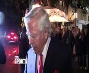 Pats&#39; owner Robert Kraft was chattin&#39; with TMZ Sports and hanging with fans hours before ESPN published a report about alleged issues with Tom Brady and Bill Belichick .